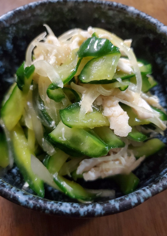 ささみと胡瓜の梅肉和え-レシピのメイン写真