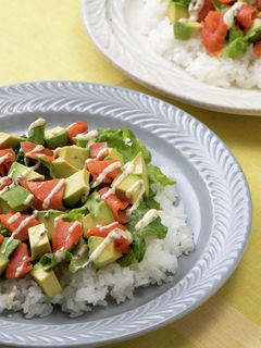 スモークサーモンとアボカドのちらし寿司-レシピのメイン写真