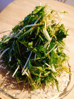 シャッキシャキ水菜サラダ★デパ地下サラダ-レシピのメイン写真