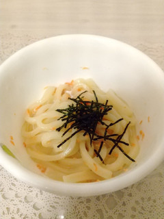 胃に優しい◎鮭フレーク×ミルクうどん-レシピのメイン写真