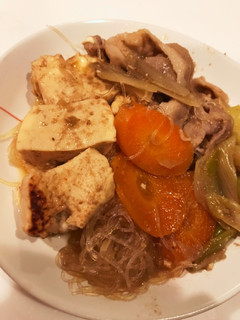 大満足!焼き肉のタレで肉豆腐-レシピのメイン写真