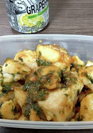 鶏むね肉の梅紫蘇焼き-レシピのメイン写真
