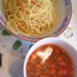 つけ麺ナポリタン♪