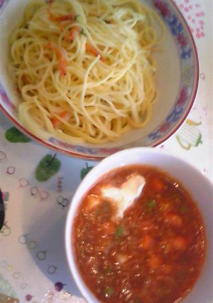 つけ麺ナポリタン♪-レシピのメイン写真