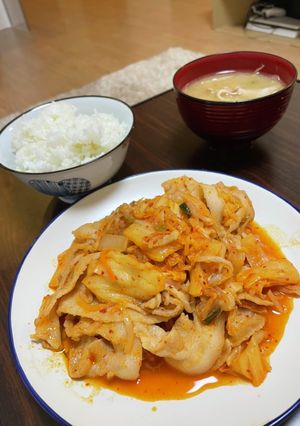 豚キムチ 和風っぽく-レシピのメイン写真