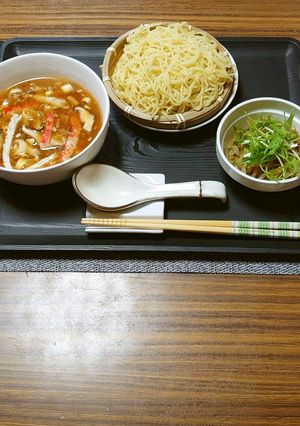 ヨウサマの減塩酸辣湯(サーラタン)つけ麺-レシピのメイン写真