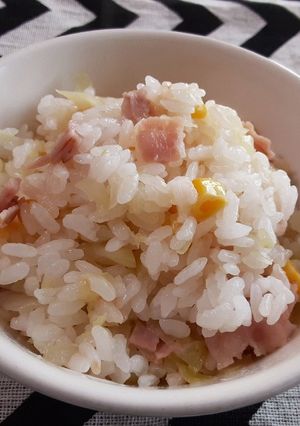 調味料は１つだけ♪春キャベツごはん-レシピのメイン写真