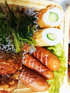 【夫婦弁当③】蓮根つくねと菜の花胡麻和え-レシピのメイン写真
