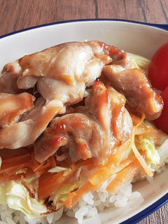 トースター調理で♪鶏の蜂蜜照り焼き丼-レシピのメイン写真