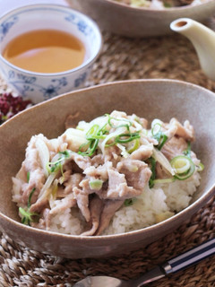ネギ塩だれのスタミナ豚丼-レシピのメイン写真