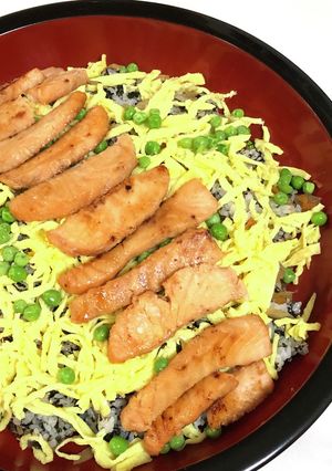 真っ黒海苔チラシ寿司-レシピのメイン写真