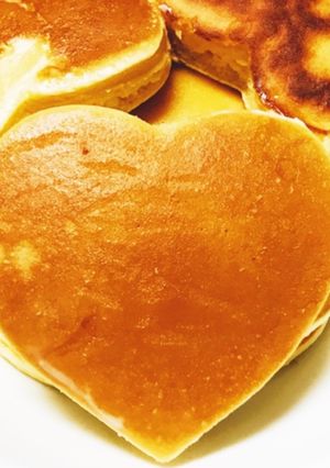 簡単！もちもちしっとり！ホットケーキ♪-レシピのメイン写真