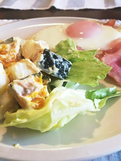 かぼちゃと長芋のマヨサラダ 朝ごはん-レシピのメイン写真