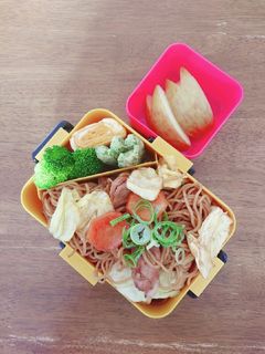ソース焼きそば弁当♪-レシピのメイン写真