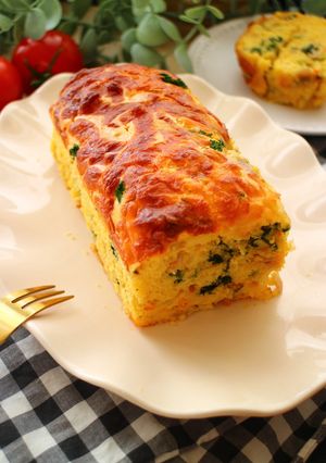 混ぜるだけ！簡単カリふわケークサレ-レシピのメイン写真