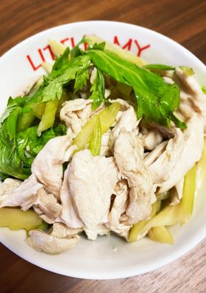 糖質制限に 鶏とセロリの味ぽん和え-レシピのメイン写真