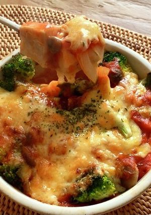 たっぷり野菜のもちグラタン-レシピのメイン写真