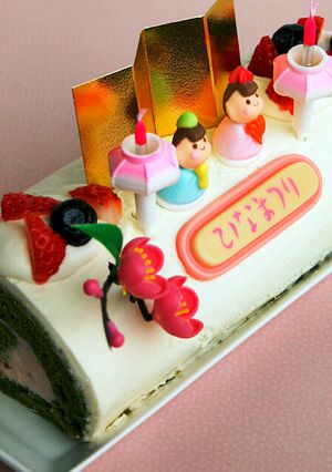 ひなまつりロール-レシピのメイン写真