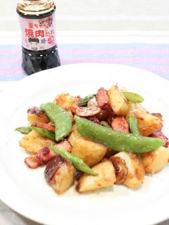 新じゃがとベーコンの焼肉のたれ炒め-レシピのメイン写真