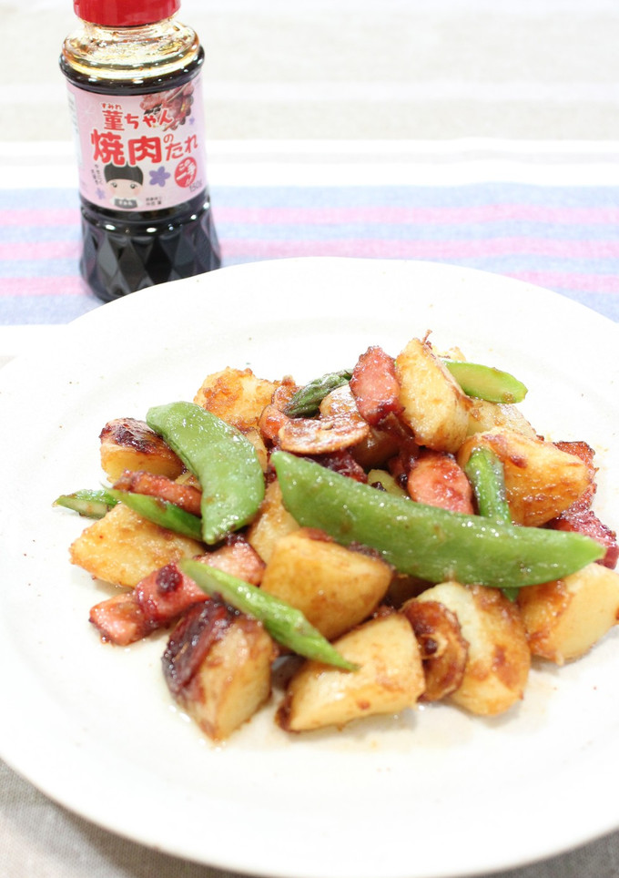 新じゃがとベーコンの焼肉のたれ炒め-レシピのメイン写真