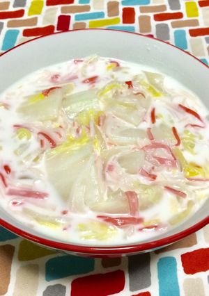 超簡単☆グラタン味の白菜のクリーミー拉麺-レシピのメイン写真