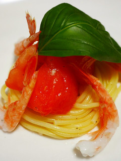 甘えびとトマトの冷製パスタ-レシピのメイン写真