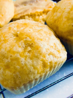 かぼちゃパンケーキと蒸しパン生地 離乳食-レシピのメイン写真