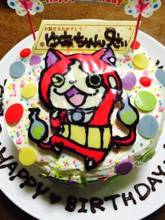 ジバニャン ケーキ 記録用-レシピのメイン写真
