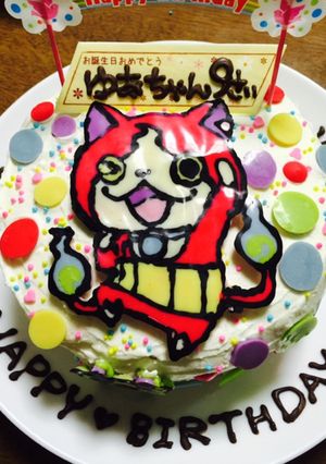 ジバニャン ケーキ 記録用-レシピのメイン写真