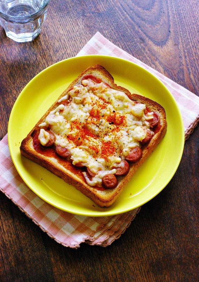 簡単★ソーセージの冷凍作りおきトースト-レシピのメイン写真