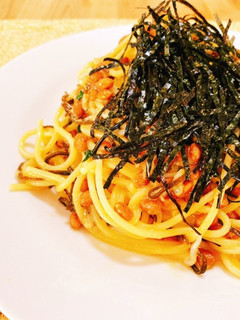 本当に簡単!納豆としらすのパスタ-レシピのメイン写真