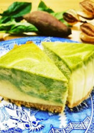 埼玉野菜のマーブルチーズケーキ-レシピのメイン写真