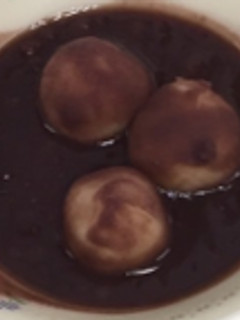 簡単給食 甘さ控えめ。おしるこ-レシピのメイン写真