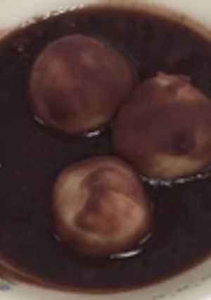 簡単給食 甘さ控えめ。おしるこ-レシピのメイン写真