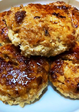 家庭料理の定番～鶏挽肉の ハンバーグ～-レシピのメイン写真