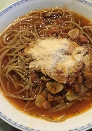 旨辛-トマトベースのスープスパゲッティ-レシピのメイン写真