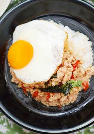 【お家カフェメニュー】ガパオライス-レシピのメイン写真