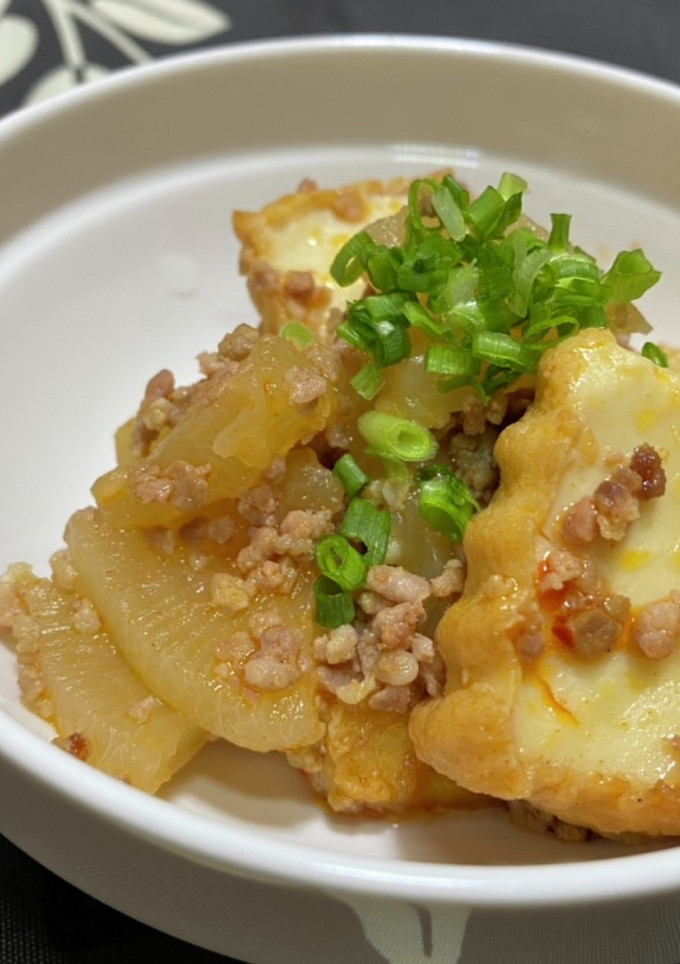 大根と厚揚げのピリ辛そぼろ煮-レシピのメイン写真