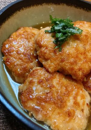 ふわふわ鶏つくねのあんかけ☆かに玉の素で-レシピのメイン写真