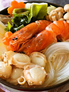 マロニーのわかめたっぷり旨塩海鮮鍋-レシピのメイン写真