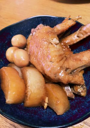 手羽先　煮込み　中華風（圧力鍋）-レシピのメイン写真