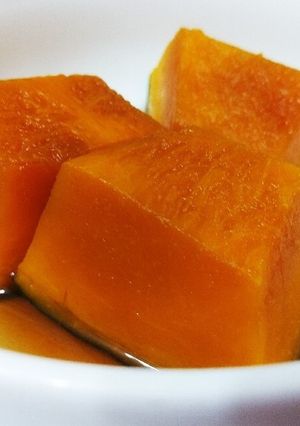 レンジで簡単・完結！かぼちゃの煮物-レシピのメイン写真