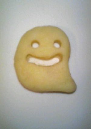 ハロウィンやお弁当に☆おばけのジャガ餅-レシピのメイン写真