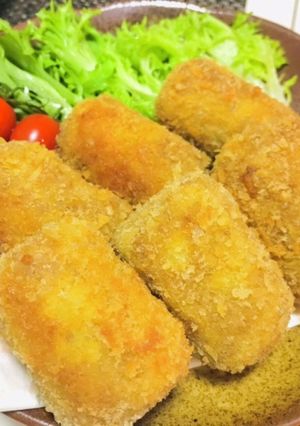 子供が喜ぶ夕飯のおかずカレーコロッケ-レシピのメイン写真