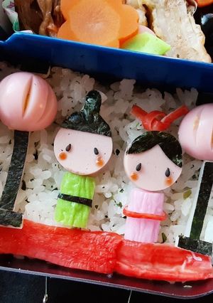 かわいいお雛様♪-レシピのメイン写真