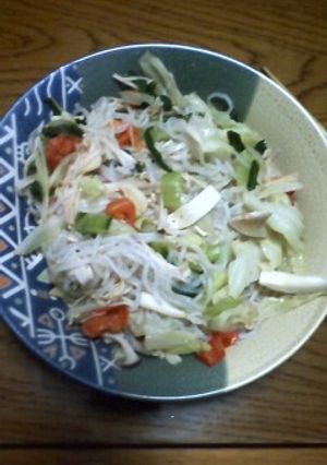 キノコと白滝のパスタ-レシピのメイン写真