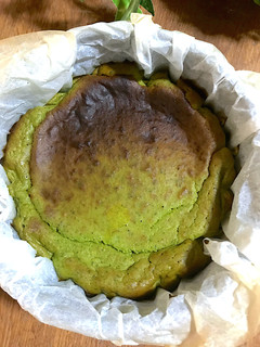 生クリームなし☆抹茶バスクチーズケーキ-レシピのメイン写真