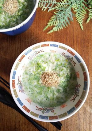 生青のり豆乳塩ラーメン-レシピのメイン写真