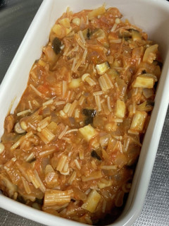 きのことツナのトマト煮込みソース-レシピのメイン写真