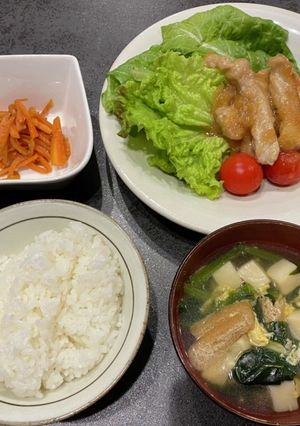 低フォド 夕飯の献立《豚ロースおろし》-レシピのメイン写真